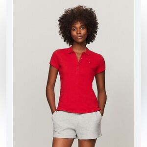 Tommy Hilfiger Solid Short Sleeve Polo Shirt